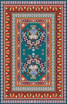 نقشه عددی قالی گلیم k20-221