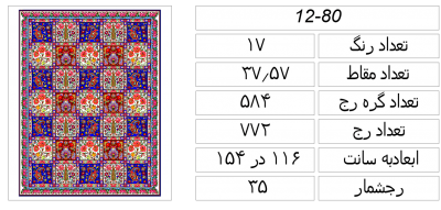 فایل اصلی نقشه قالیچه قشقایی