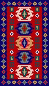 نقشه گلیم ساده
