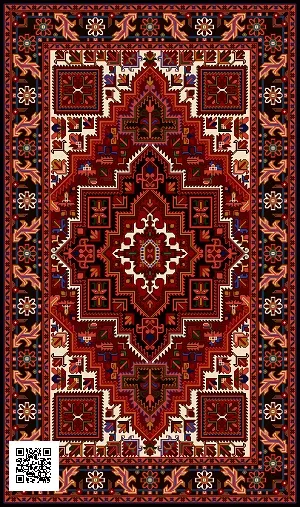 نقشه قالی سنتی قشقایی