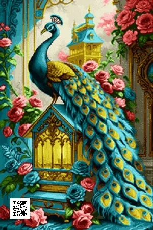 طرح نقشه باغ طاووس