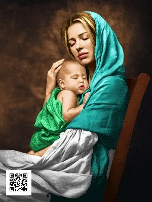 تابلوفرش مادر و کودک