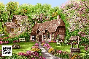 alt="طرح کلبه گل ها"